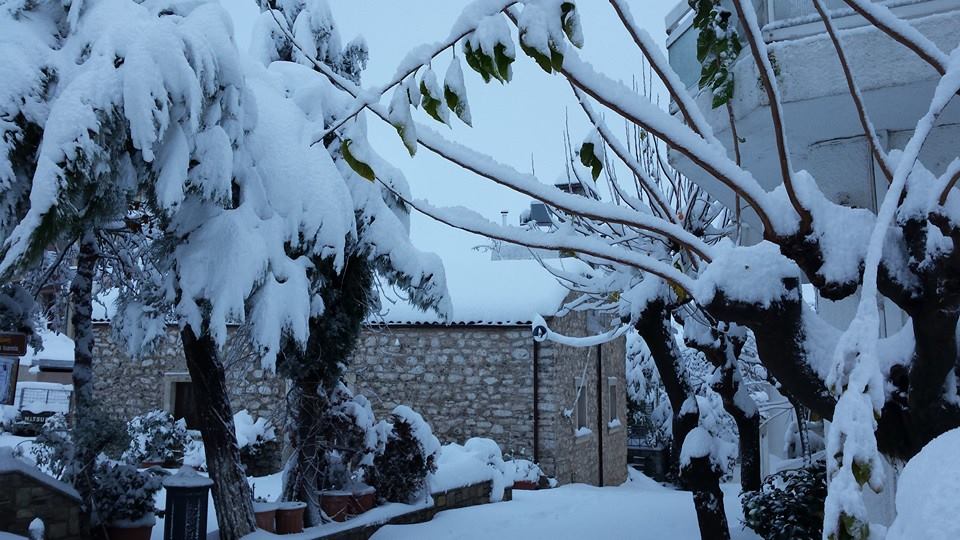 Στους 30 πόντους το χιόνι στ’ Ανώγεια – Στα… λευκά ο Ψηλορείτης [video + photos] - Φωτογραφία 8