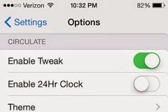 Circulate: Cydia tweak new ...Αλλάξτε το εικονίδιο του ρολογιού