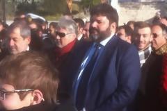 O Φαήλος Κρανιδιώτης στο Ναύσταθμο Σαλαμίνας
