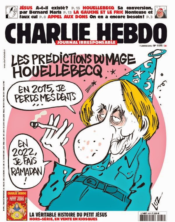 Αυτό ήταν το τελευταίο πρωτοσέλιδο του Charlie Hebdo πριν τη σφαγή [photo] - Φωτογραφία 2