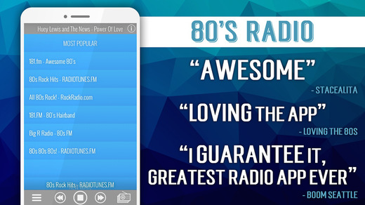 80s Radio+: AppStore free today - Φωτογραφία 3