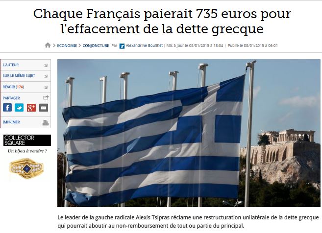 Le Figaro: Περίπου 48 δισ. ευρώ θα κοστίσει στη Γαλλία ένα Grexit - Φωτογραφία 2