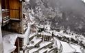 5825 - Μοναδικές φωτογραφίες του Ηλία Βουτσινά από την χιονισμένη Ι.Μ. Αγίου Παύλου - Φωτογραφία 14