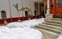 5825 - Μοναδικές φωτογραφίες του Ηλία Βουτσινά από την χιονισμένη Ι.Μ. Αγίου Παύλου - Φωτογραφία 19
