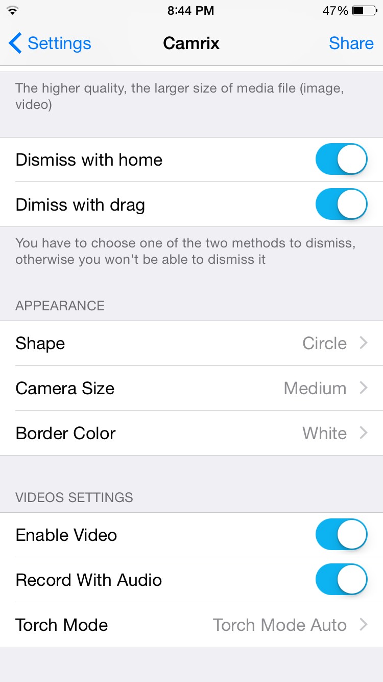 Camrix: Cydia tweak new v1.0.0 ($1.99) - Φωτογραφία 4