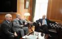 Συνάντηση ΥΕΘΑ Νίκου Δένδια με τον Πρόεδρο και τον Αντιπρόεδρο του Πανελληνίου Συνδέσμου Αποστράτων Αξιωματικών