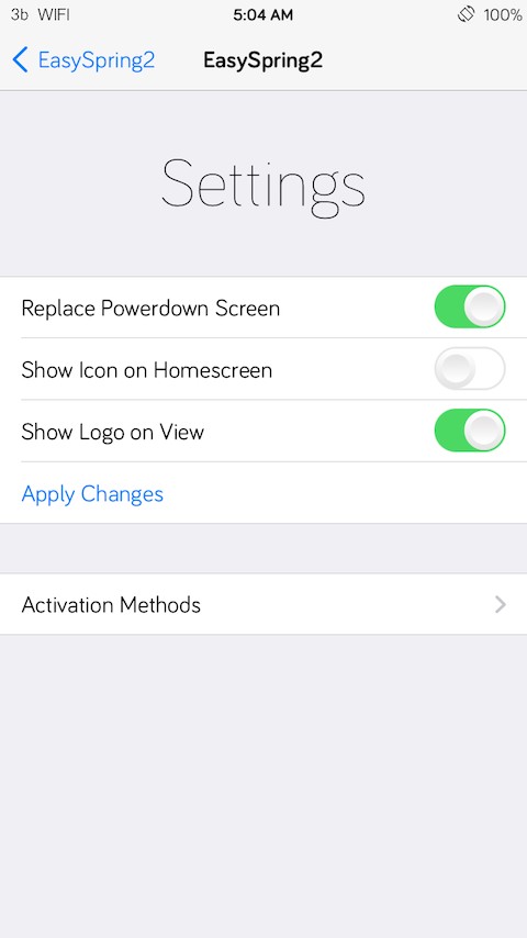 EasySpring2 (iOS 8): Cydia tweak new free - Φωτογραφία 3