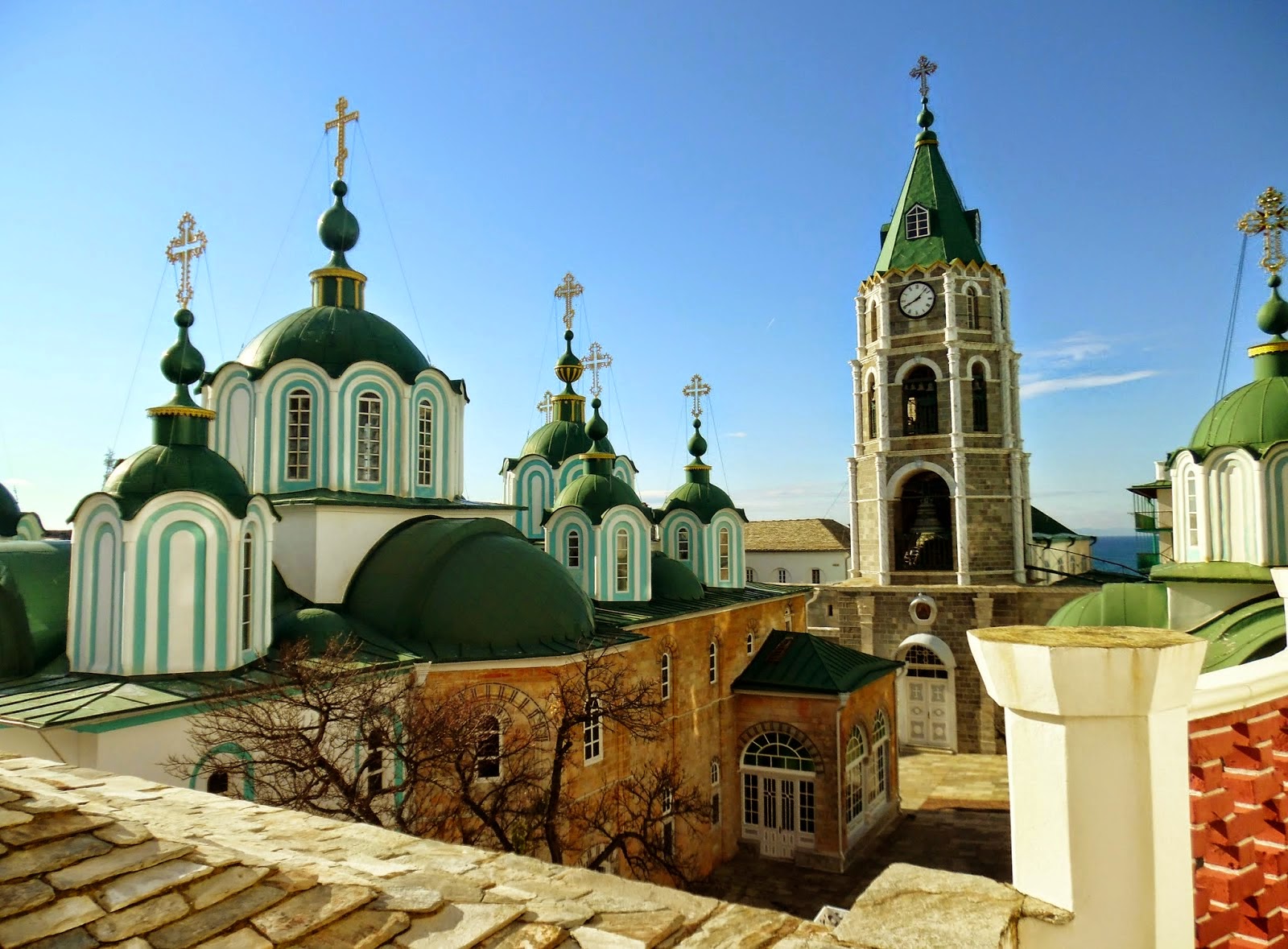 5844 - Φωτογραφίες του κωδωνοστασίου της Ρωσικής Μονής του Αγίου Παντελεήμονος στο Άγιο Όρος - Φωτογραφία 3