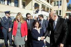 Παρουσία ΥΕΘΑ Νίκου Δένδια στην κοπή πίτας νέου έτους 2015 στο ΝΙΜΤΣ