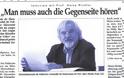 Συνέντευξη Χάινς Ρίχτερ στην Griechenland Zeitung: «Φασίστες σταμάτησαν την αναγόρευσή μου σε επίτιμο διδάκτορα» - Φωτογραφία 1