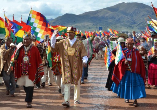 Βολιβία: Δείτε τον πρόεδρο Μοράλες σαν... αυτοκράτορα των Ίνκας [photos] - Φωτογραφία 7