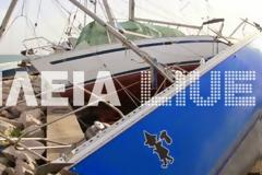 Ηλεία: Εκτεταμένες καταστροφές από ανεμοστρόβιλο στο λιμάνι του Κατακόλου και τους γύρω οικισμούς