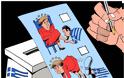 H γελοιογραφία της Telegraph για τις ελληνικές εκλογές: Οι Ελληνες έδωσαν κλωτσιά στην Μέρκελ - Φωτογραφία 2