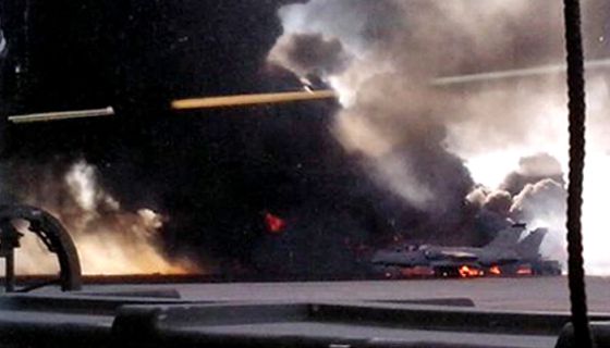Ελληνικό F - 16 έπεσε μέσα σε αεροδόμιο της Ισπανίας, πάνω σε άλλο μαχητικό - 4 τραυματίες - Φωτογραφία 8