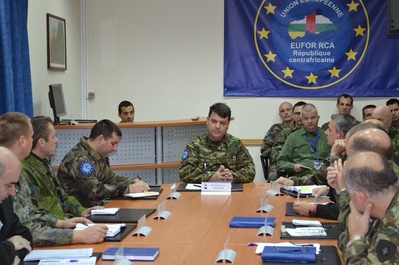 Επίσκεψη αντιπροσωπείας του Σουηδικού Στρατηγείου Δυνάμεων (SE FHQ NBG15), στο Στρατηγείο Επιχειρήσεων της EUFOR RCA στη Λάρισα - Φωτογραφία 1