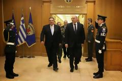 Τελετή Παράδοσης – Παραλαβής στο ΥΠΕΘΑ μεταξύ της απερχόμενης και της νέας πολιτικής ηγεσίας
