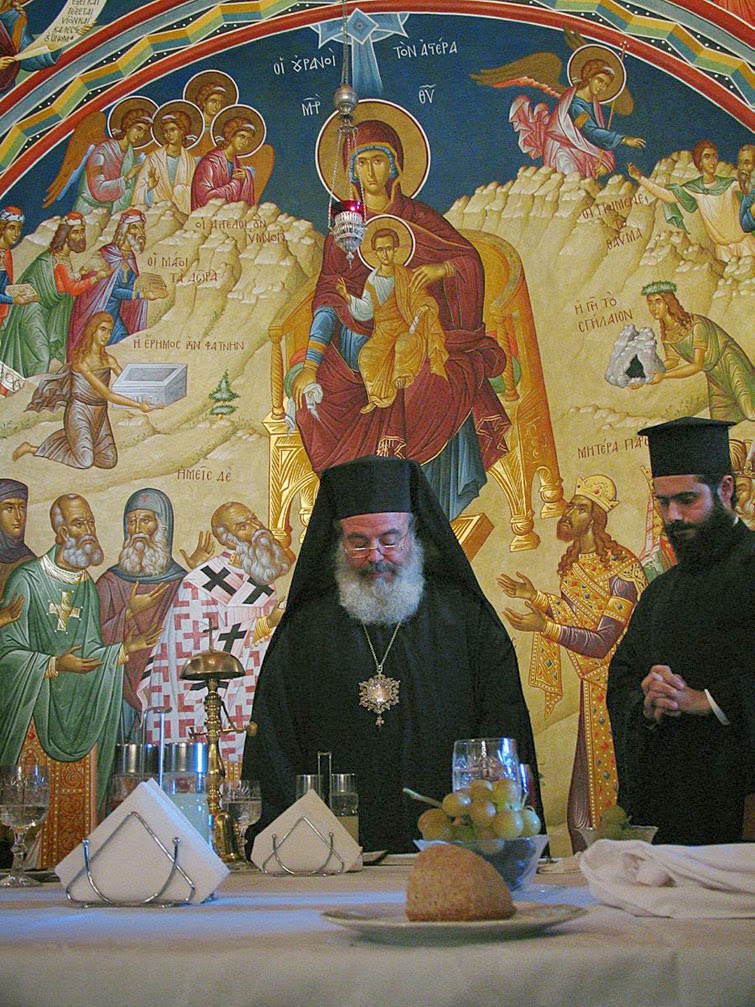 5932 - Ο μακαριστός Αρχιεπίσκοπος Χριστόδουλος στο Άγιο Όρος. Φωτογραφίες από επισκέψεις του - Φωτογραφία 9