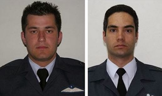Στην Αθήνα την Πέμπτη οι σοροί των δύο άτυχων πιλότων του F-16 - Φωτογραφία 1