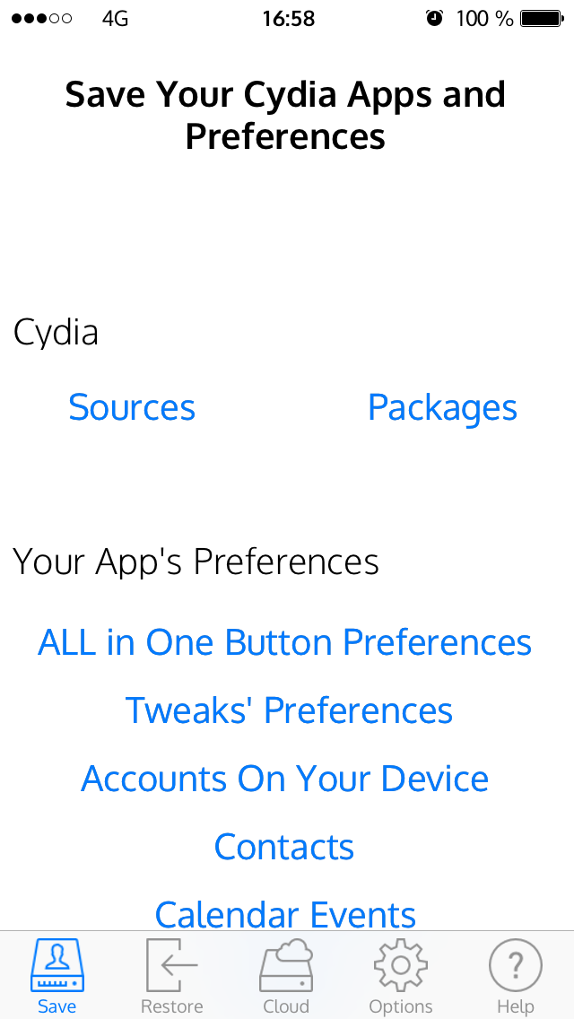 BackupAZ: Cydia update v1.7-2...δημιουργήστε αντίγραφα για την ασφάλεια σας - Φωτογραφία 2