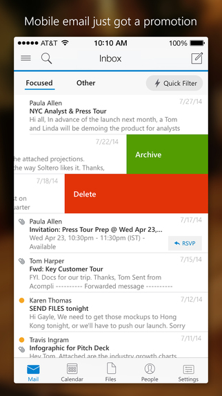Microsoft Outlook: AppStore free new....νέα εφαρμογή από την Microsoft - Φωτογραφία 4