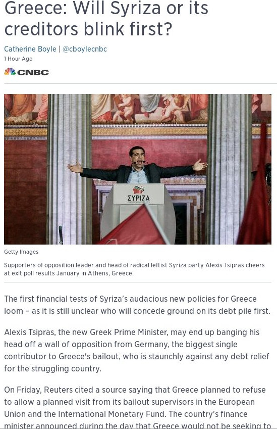 CNBC: Ο Τσίπρας μπορεί να χτυπά το κεφάλι του στον τοίχο - Φωτογραφία 2