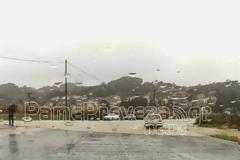 Πρέβεζα: Μεγάλες ποσότητες νερού στην εθνική οδό