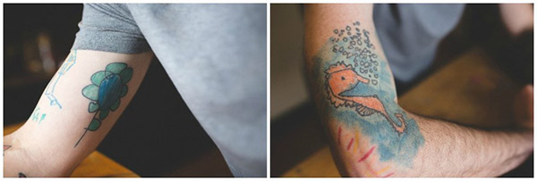 Ένας μπαμπάς κάνει τατουάζ τις ζωγραφιές του γιου του! [photos] - Φωτογραφία 5
