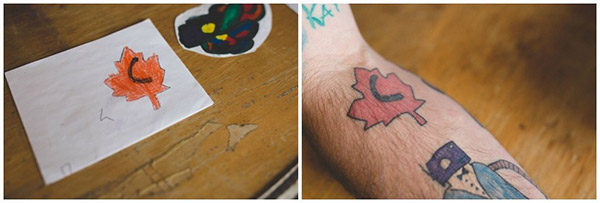 Ένας μπαμπάς κάνει τατουάζ τις ζωγραφιές του γιου του! [photos] - Φωτογραφία 7