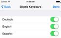 Elliptic Keyboard: AppStore Version 1.3.0   0,99 € - Φωτογραφία 5