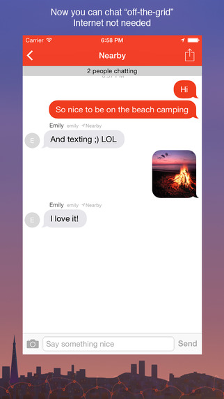 FireChat: AppStore free update v5.6.1 - Φωτογραφία 3