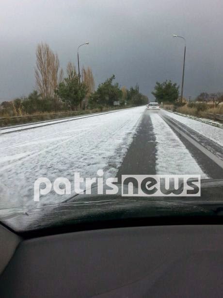 Δυτική Αχαΐα: Το...έστρωσε για τα καλά στην Πατρών Πύργου - Δείτε φωτο - Φωτογραφία 2