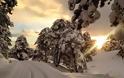 Εικόνες από τα χιονισμένα χωριά των Ιωαννίνων...[photos]