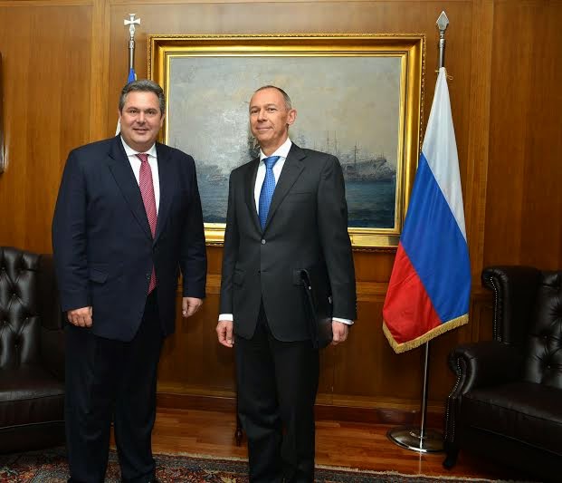 Συναντήσεις ΥΕΘΑ Πάνου Καμμένου με τον Πρέσβη των Η.Π.Α στην Ελλάδα κ. Ντέιβιντ Πιρς και τον Πρέσβη της Ρωσίας στην Ελλάδα κ. Αντρέι Μάσλοφ - Φωτογραφία 4