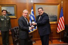 Συναντήσεις ΥΕΘΑ Πάνου Καμμένου με τον Πρέσβη των Η.Π.Α στην Ελλάδα κ. Ντέιβιντ Πιρς και τον Πρέσβη της Ρωσίας στην Ελλάδα κ. Αντρέι Μάσλοφ