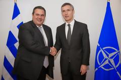 Συνάντηση ΥΕΘΑ Πάνου Καμμένου με τον Γενικό Γραμματέα του ΝΑΤΟ Γενς Στόλτενμπεργκ