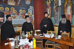 5980 - Επίσκεψη Μητροπολίτη Χαλκίδος Χρυσοστόμου στην Αθωνιάδα Σχολή
