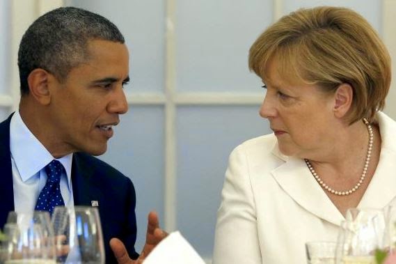 ΤΡΕΧΟΥΝ οι ΕΞΕΛΙΞΕΙΣ: Στενή επαφή Μέρκελ και Ομπάμα - Κανόνισαν συνάντηση για την Ελλάδα - Φωτογραφία 1