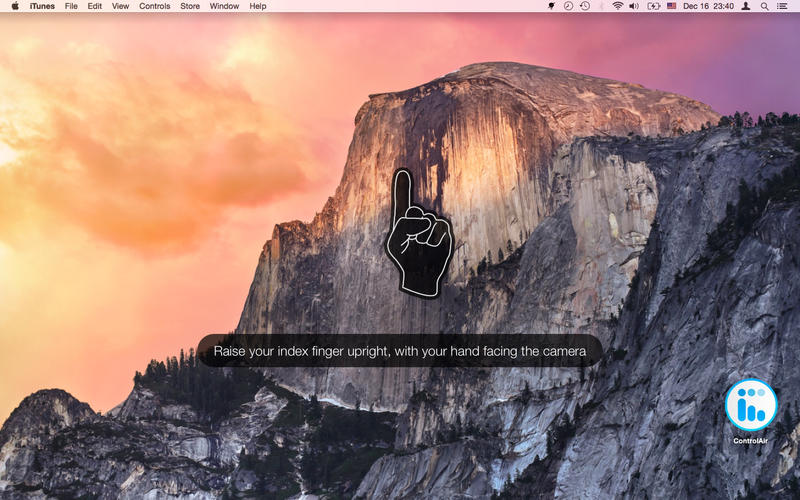 ControlAir: AppStore free (MAC).....χειριστείτε το MAC σας με χειρονομίες  από απόσταση - Φωτογραφία 4