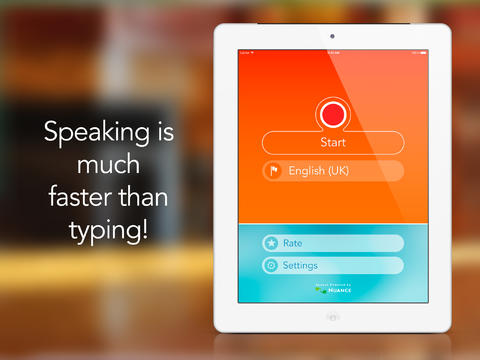 Speech Recogniser HD: AppStore free today...η ομιλία σας  άμεσα μετατρέπεται σε κείμενο - Φωτογραφία 3