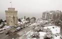 Στα λευκά η συμπρωτεύουσα - Δείτε τη χιονισμένη Θεσσαλονίκη! [photos] - Φωτογραφία 1