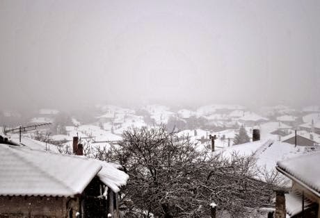 Καλάβρυτα: Θάφτηκαν στο χιόνι τα χωριά - Προβλήματα ηλεκτροδότησης λόγω της κακοκαιρίας - Κλειστά σήμερα τα σχολεία - Φωτογραφία 1