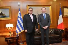 Συναντήσεις ΥΕΘΑ Πάνου Καμμένου με τον Πρέσβη της Γαλλίας στην Ελλάδα κ. Jean Loup Kuhn-Delforge και τον Πρέσβη της Ισπανίας στην Ελλάδα κ. Alfonso Lucini Mateo