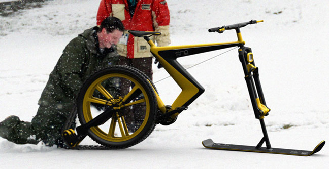 Το πιο cool ποδήλατο, ιδανικό και για σκι - Φωτογραφία 3