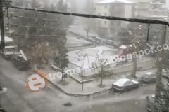 Με 0 βαθμούς Κελσίου αναγνώστης μας στέλνει φωτογραφίες από την Ηλιούπολη...