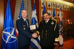 ΕΠΙΣΚΕΨΗ ΤΟΥ ΔΙΟΙΚΗΤΟΥ 3rd AIR FORCE & 17TH EXPEDITIONARY AIR FORCE RAMSTEIN ΣΤΟ ΓΕΕΘΑ