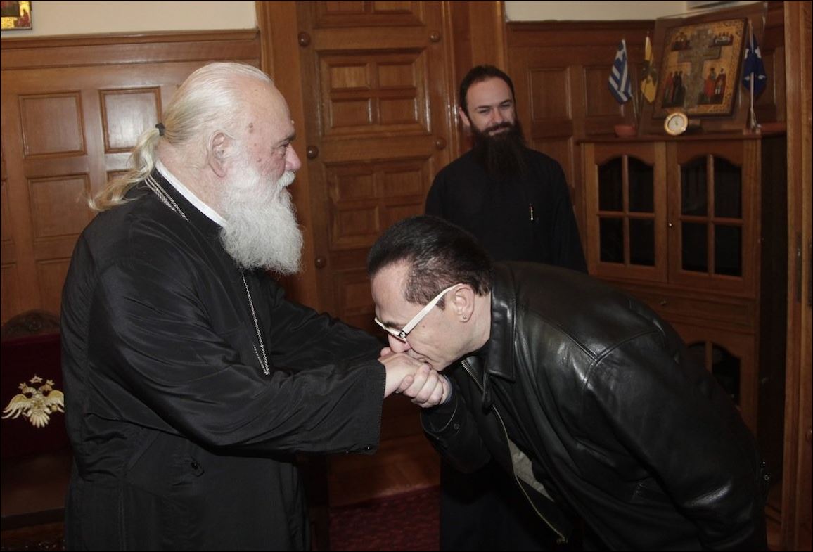 Με ποιόν διάσημο τραγουδιστή συναντήθηκε ο Αρχιεπίσκοπος Ιερώνυμος και γιατί; [photos] - Φωτογραφία 3