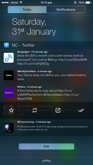 NC - Twitter Widget for Notification Center:  AppStore free today...το twitter παντού - Φωτογραφία 4