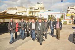 Επίσκεψη ΑΝΥΕΘΑ Κώστα Ήσυχου και ΥΦΕΘΑ Νίκου Τόσκα στο εργοστάσιο των ΕΑΣ στον Υμηττό