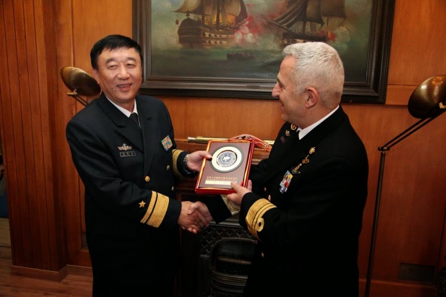 Συνάντηση Αρχηγού ΓΕΝ με Διοικητή Κινεζικής Ν. Δύναμης - Φωτογραφία 1