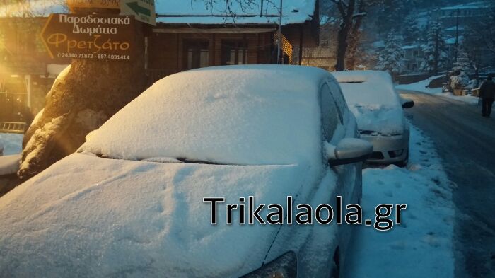 Χιονόπτωση στην Ελάτη Τρικάλων [photos] - Φωτογραφία 10